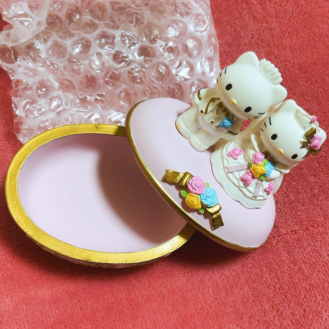 希少レア　ハローキティ　ダニエル　陶器　小物入れ　2001年製 サンリオ　WD