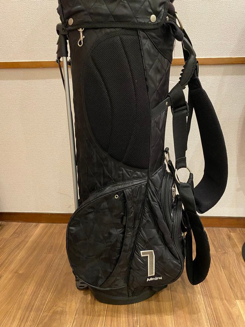 Admiral ゴルフスタンドバッグ ブラック