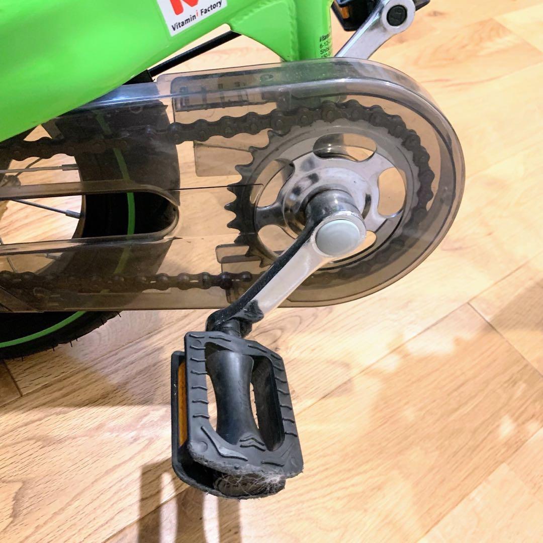 【へんしんバイク】キッズバイク 子供用自転車 ライトグリーン 補助なし練習