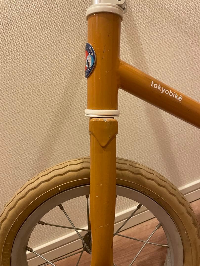 Tokyo bike オレンジ バランスバイク キックバイク