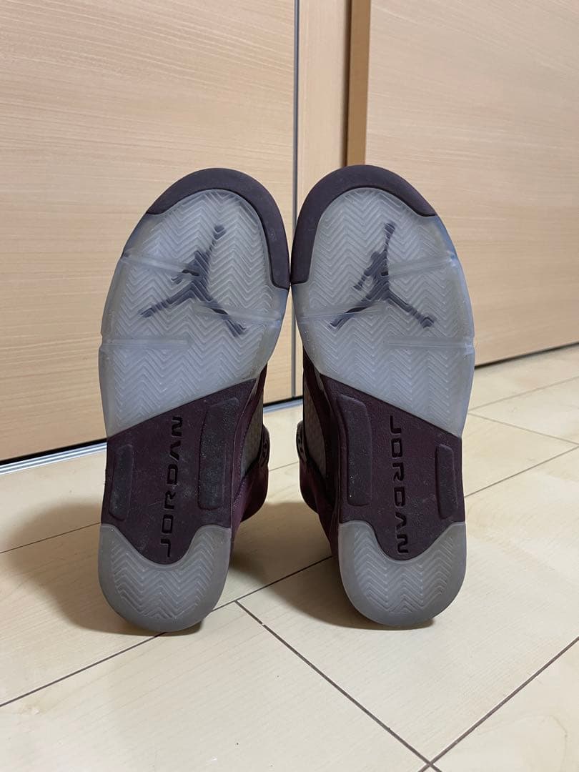 NIKE ナイキ スニーカー エアジョーダン5 レトロ SE バーガンディ