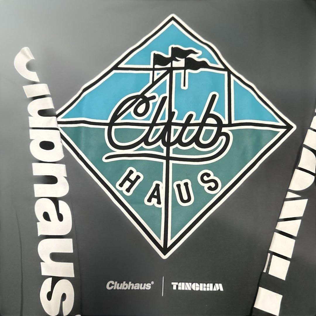 希少初期コラボTANGRAM×CLUBHAUSモックネックサイズMブラック