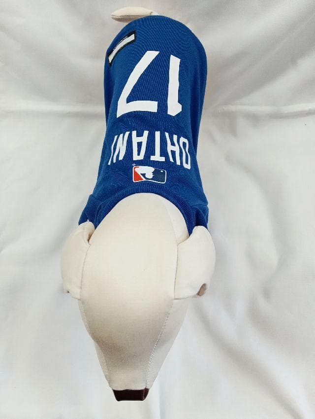 送料無料新品★犬の洋服ＭＬＢ公式ドジャース大谷翔平ユニホームＴシャツＳ～Ｍサイズ