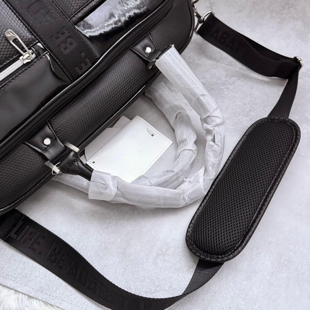 ✨新品タグ付✨アダバット ボストンバッグ シューズ収納可 ブラック