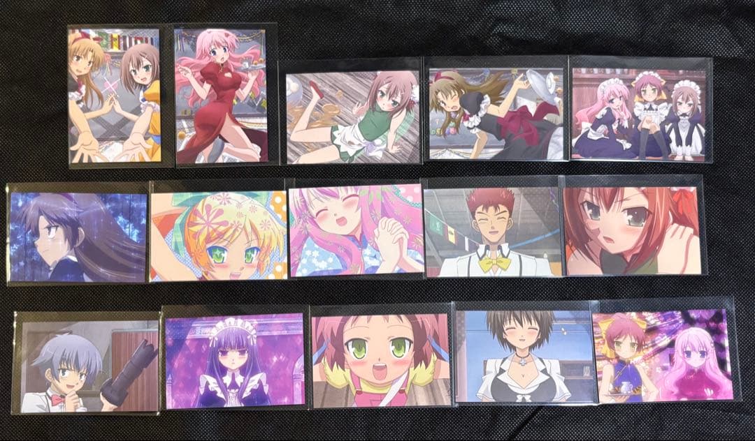 バカテス展　ビジュアルミニカード　フルコンプセット　おまけ付き