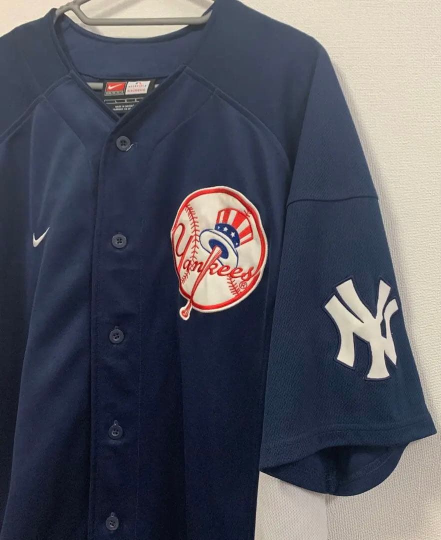 NIKE ナイキ MLB ヤンキース YANKEES ベースボールシャツ