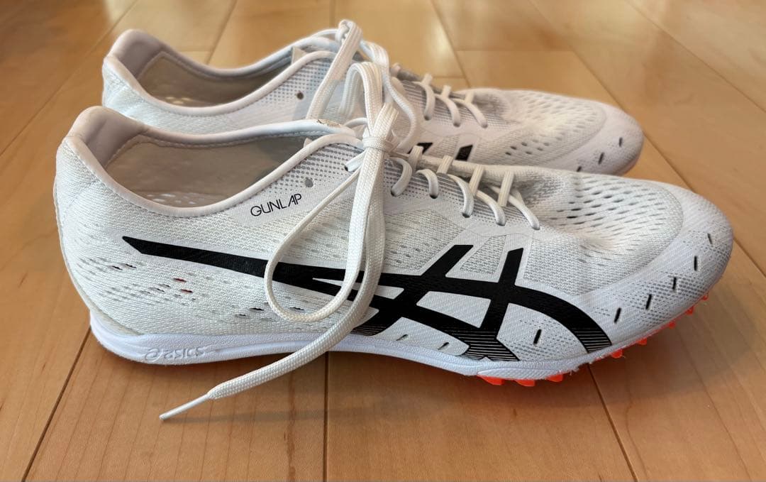 【美品】アシックス26.5㎝　陸上スパイク GUN LAP3 中長距離用