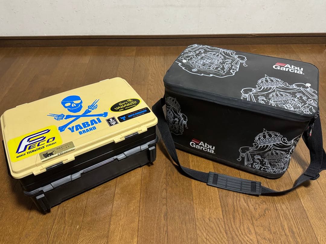 バス釣り引退セット　ボックスの中身もまとめ売り　貴重ルアーあり