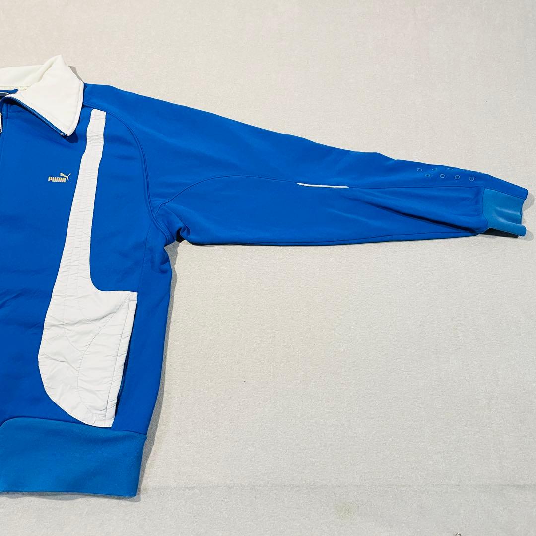 【激レア!XXL】PUMA トラックジャケット ブルー 左右フォームストリップ