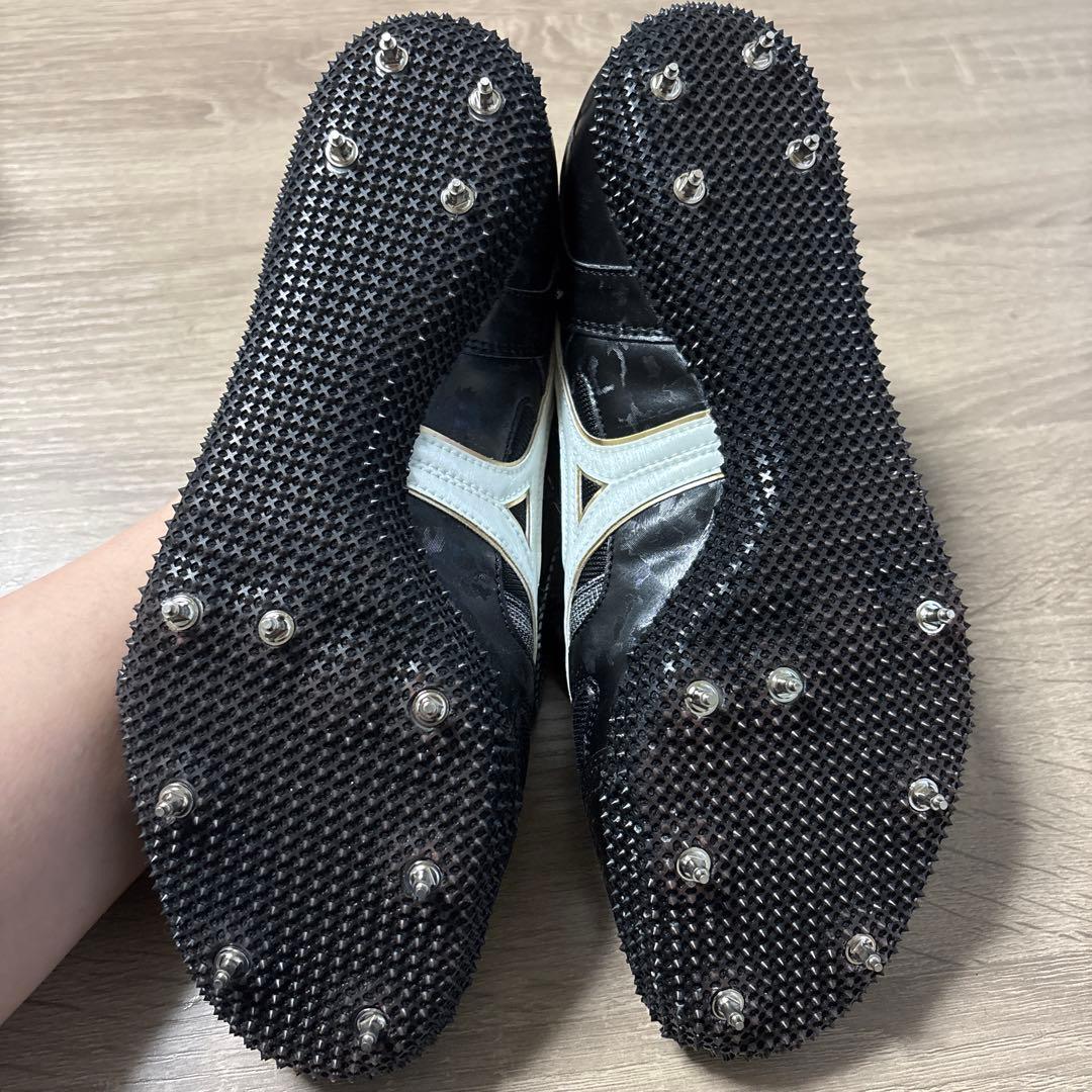 Mizuno ブラック スパイクシューズ　高跳び