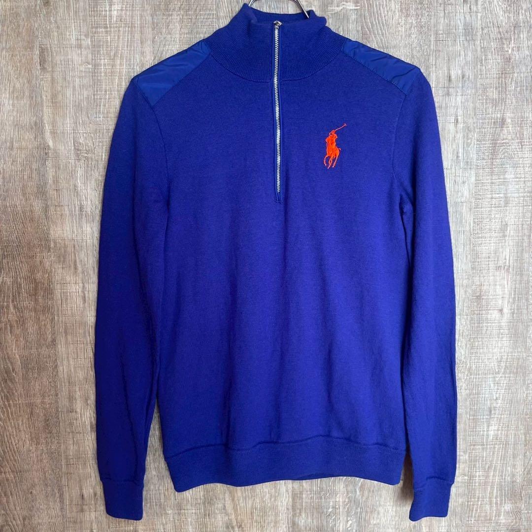 RALPH LAUREN GOLF ラルフローレン ゴルフニット青 M