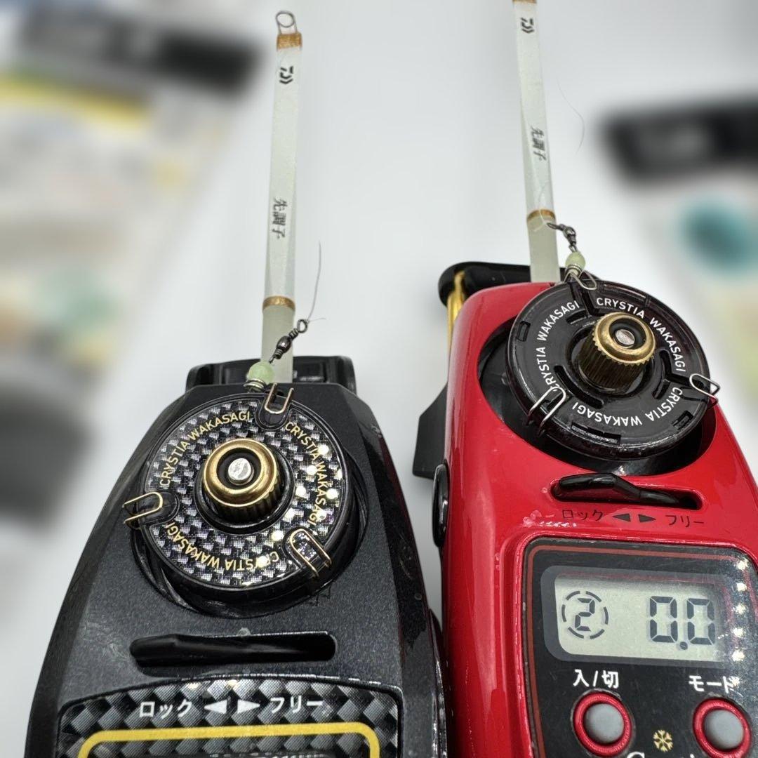 【美品】ワカサギ釣り用 電動リール 穂先 仕掛け まとめ売り セット