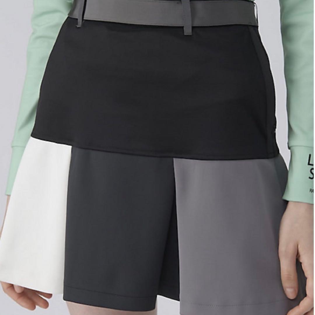 LANVIN SPORT ランバンスポール カラーブロックスカート サイズ38