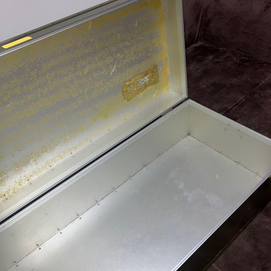 ミリタリー　アルミコンテナ　放出品　89×38×24(cm)