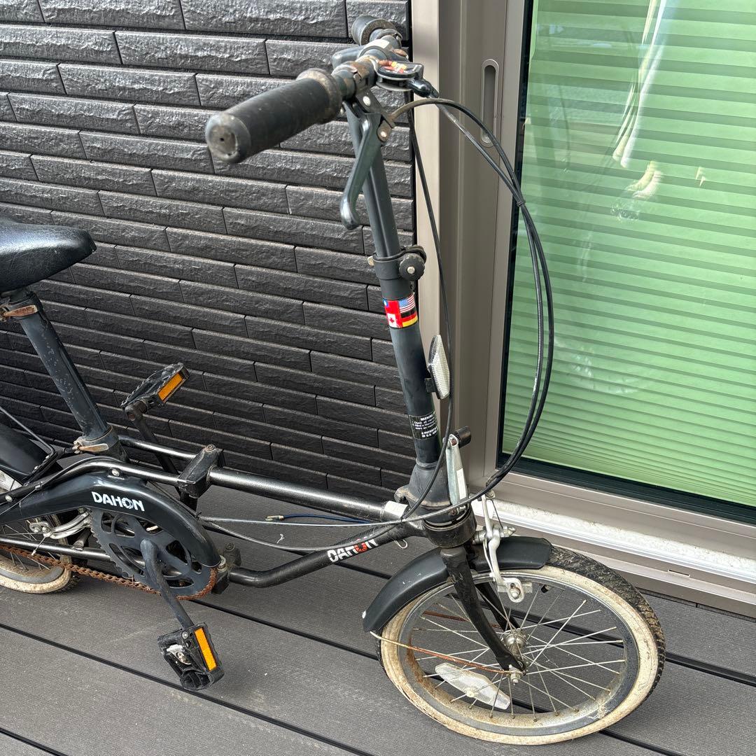 ジャンクDAHON 折りたたみ自転車