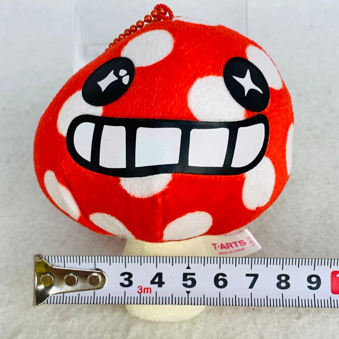 超希少　激レア　らんにょこ　ボールチェーン　マスコット　ぬいぐるみ　きのこ　水玉