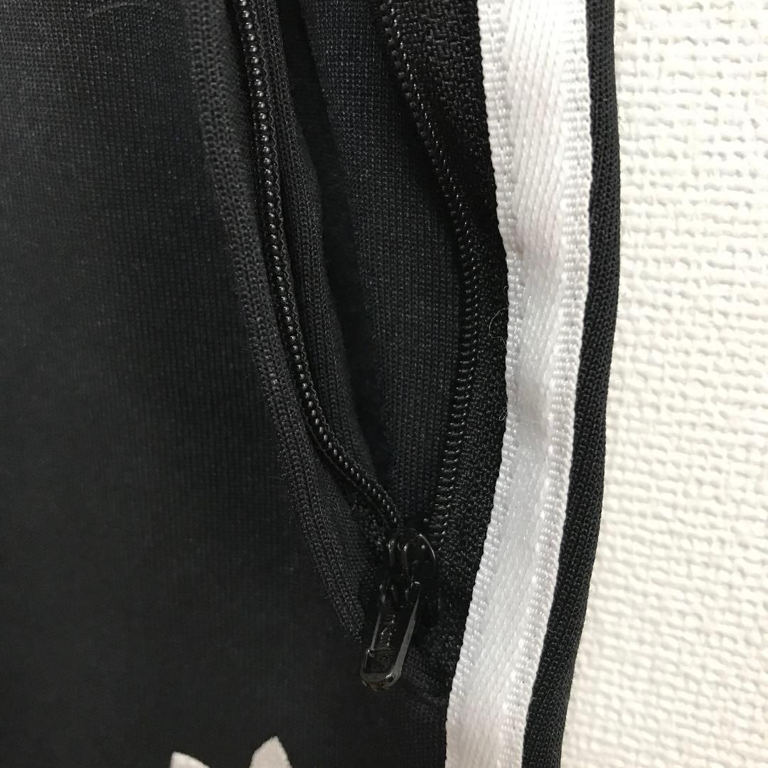 adidas ブラック ジャージパンツ スエットパンツ 黒 レディース　三本線s
