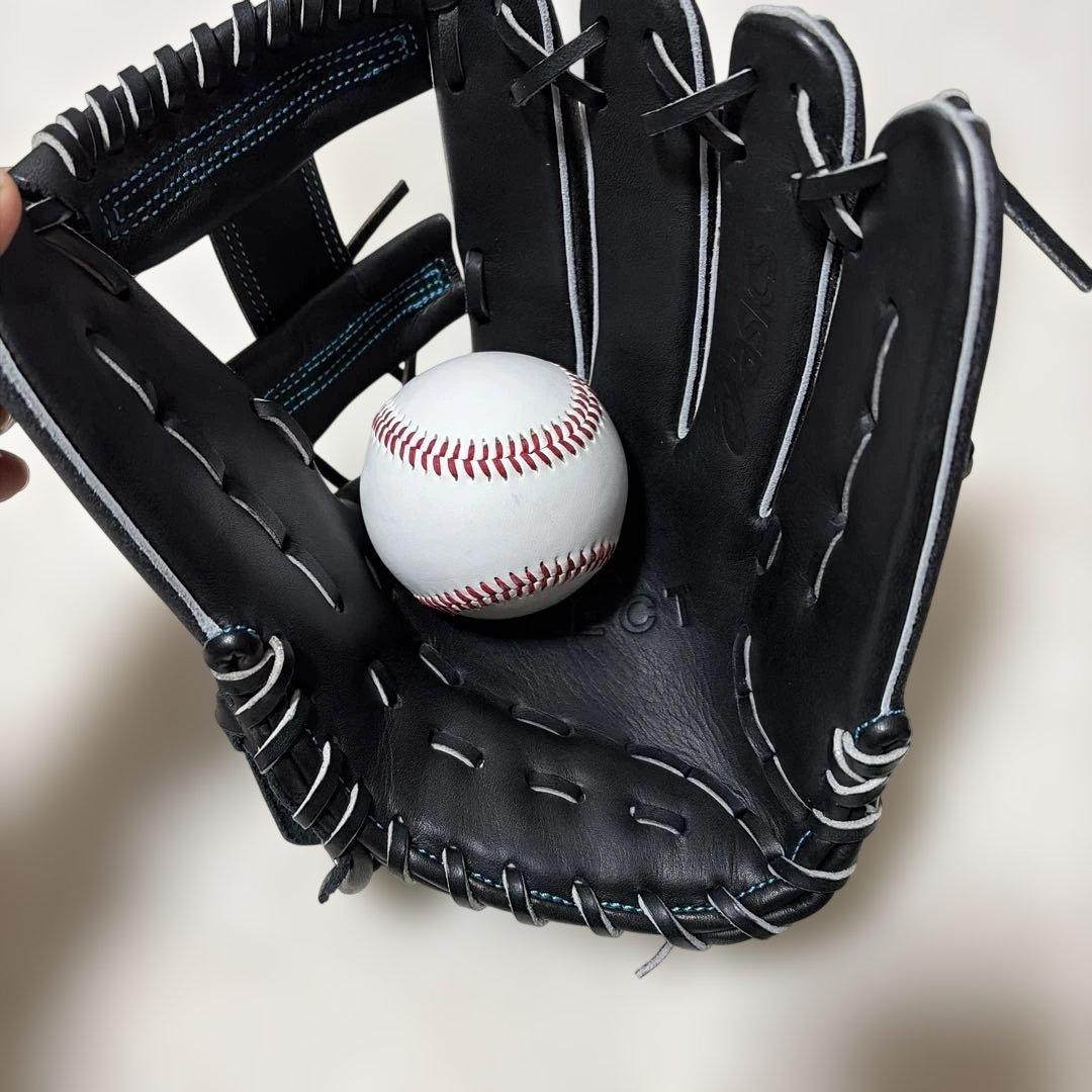 アシックス　硬式グローブ　内野手用　新品未使用　雨天時使用可能！