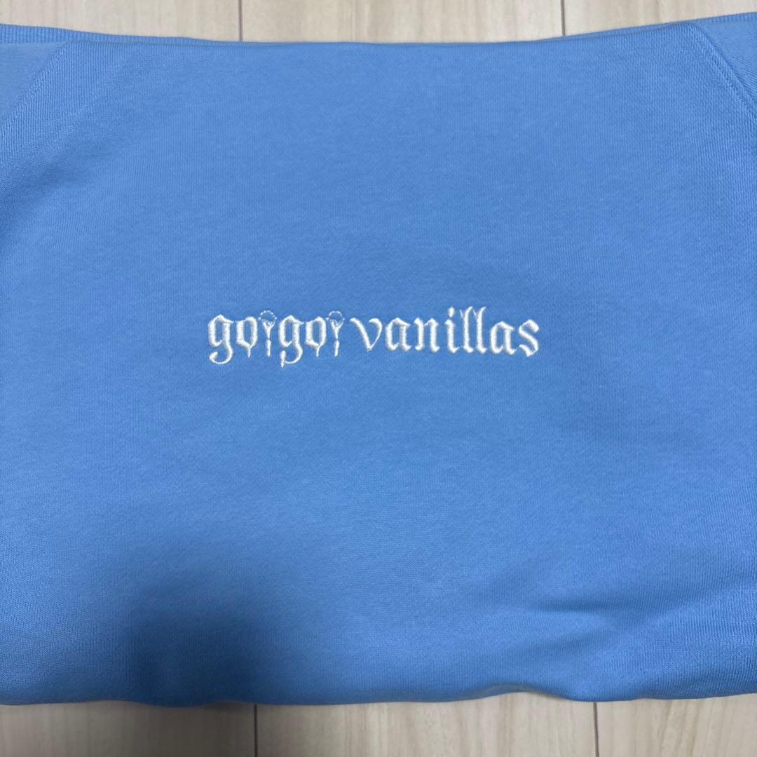 go!go!vanillas 刺繍LOGO HOODIE