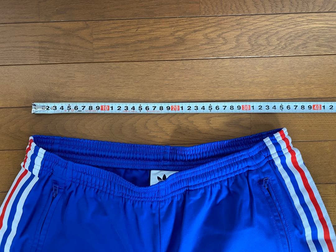 adidas ジャージパンツ 青　size O