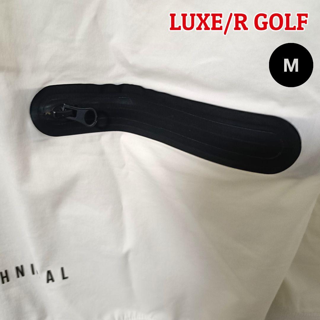 【存在感】LUXE/R GOLF プルオーバー M ホワイトメンズゴルフ
