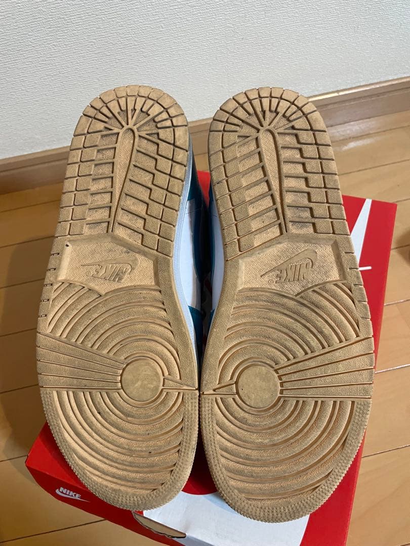 Nike Air Jordan 1 青/白 ミドルカット27cm