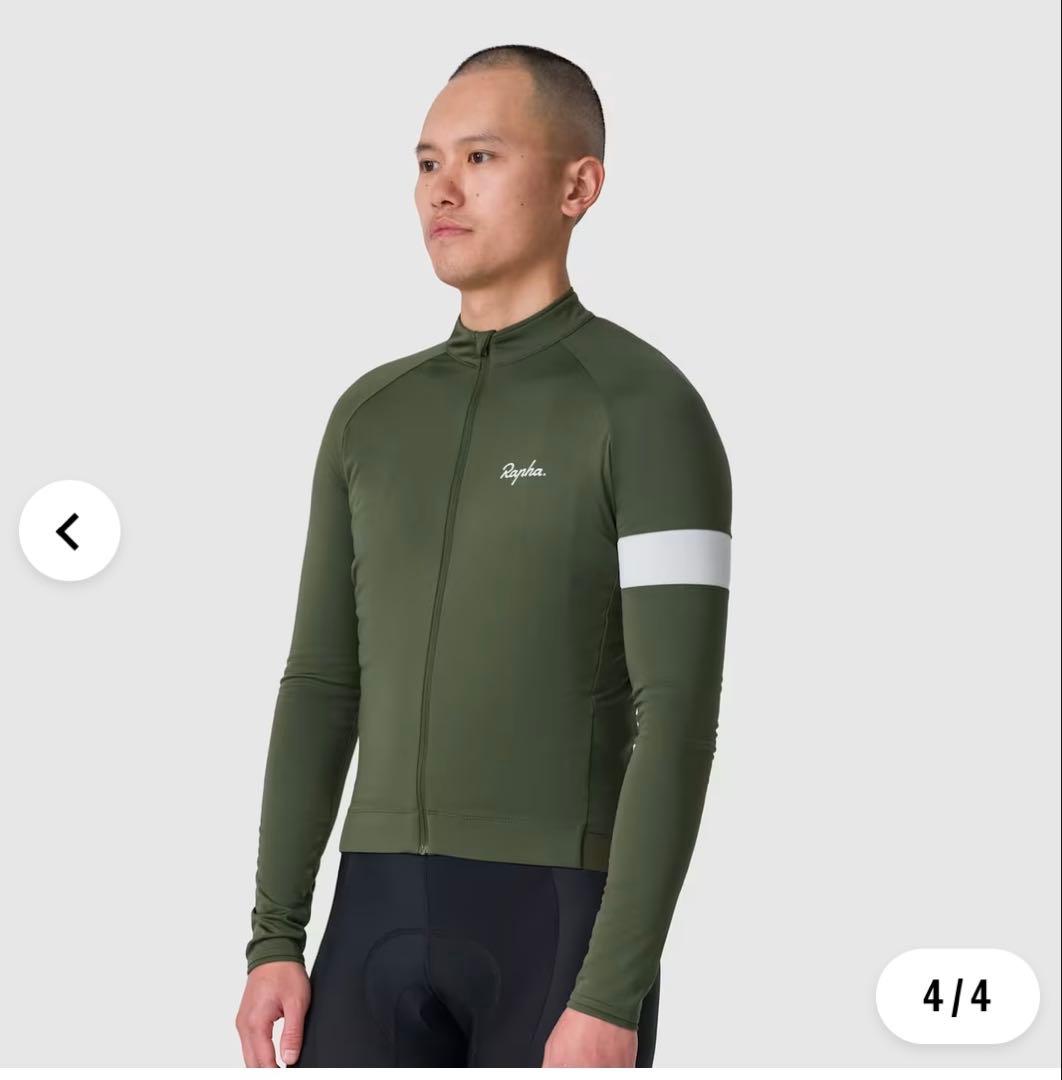 ウェア Rapha men's long sleeve core jersey wine
