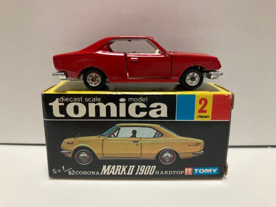 トミカ　日本製　コロナマークII 1900 1Eホイール　入手難易度A