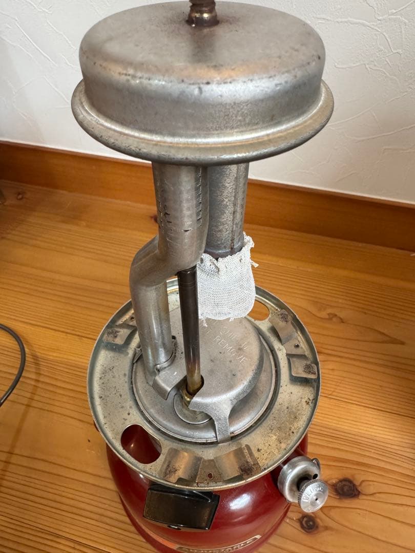 Coleman 286A 1990年製 ワンマントルランタン 赤 動作未確認