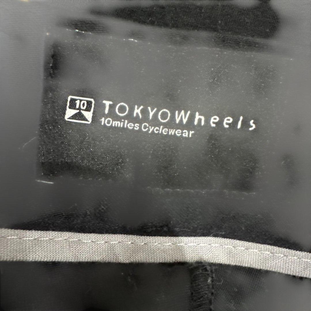 美品 TOKYO WHEELS ストレッチ サイクル パンツ L ブラック 黒