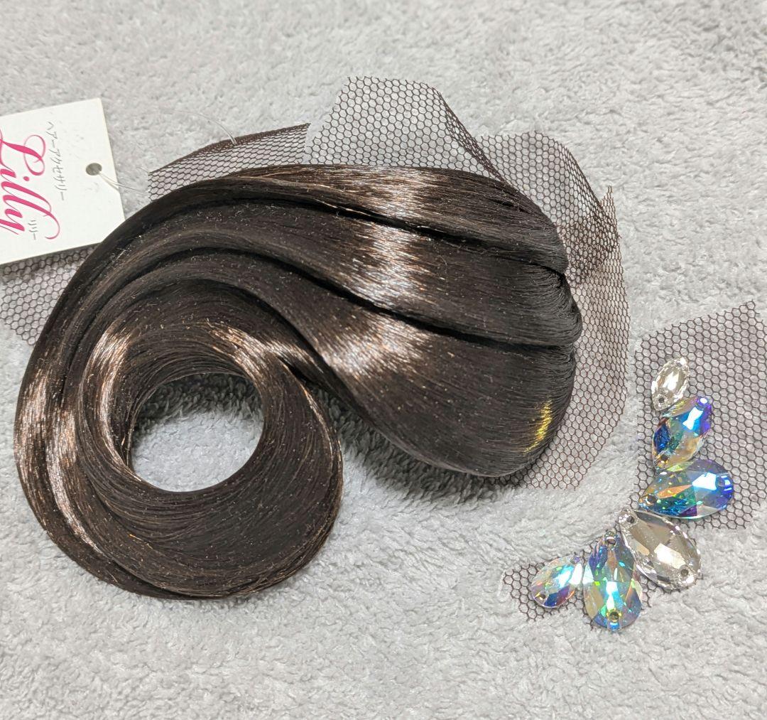社交ダンス　競技ダンス　ヘアアクセサリー　新品・未使用　スワロフスキー