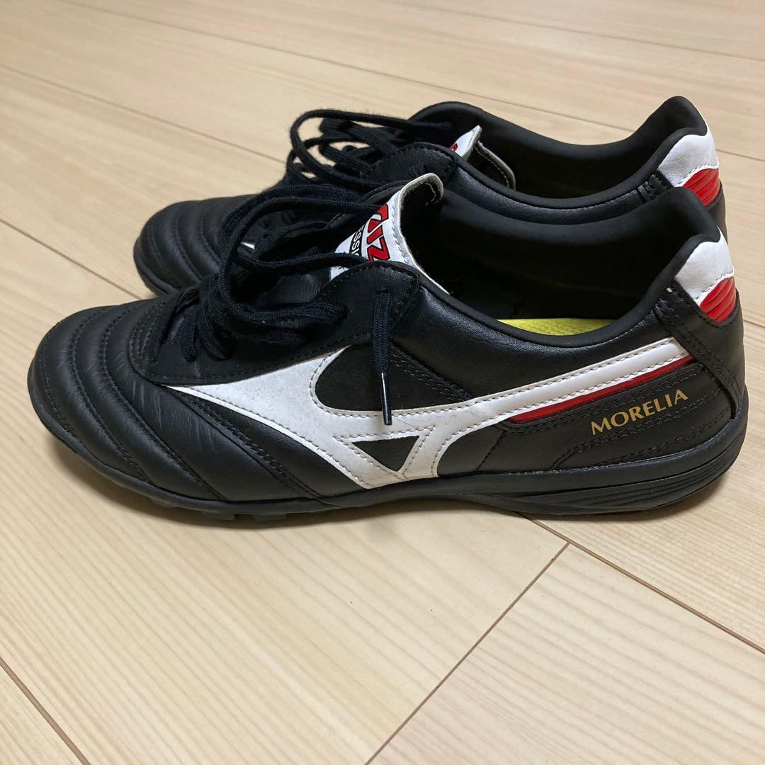 わんたんめんMizuno Moreliaブラック/ホワイト/レッド25㎝