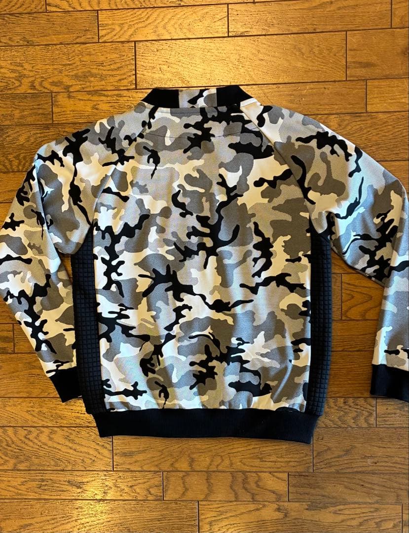 新品SY32カモフラージュ ジップアップジャケット XL