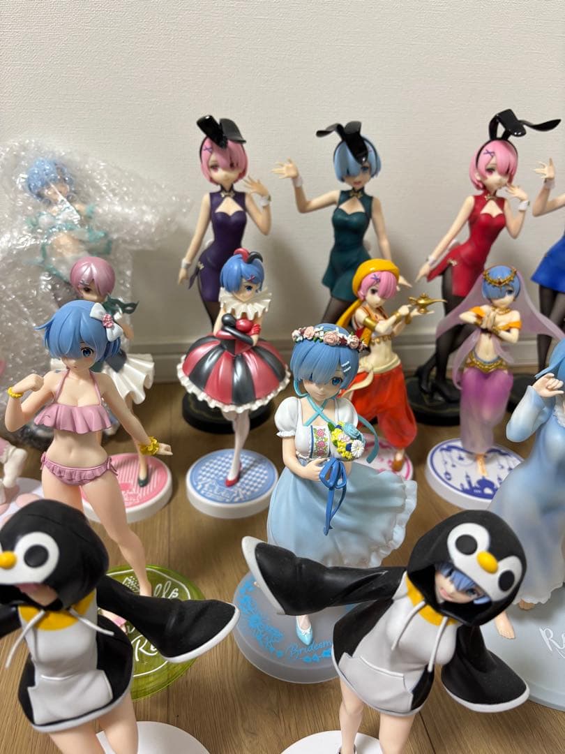リゼロ　レム多め　エミリア　ラム　フィギュア38点セット