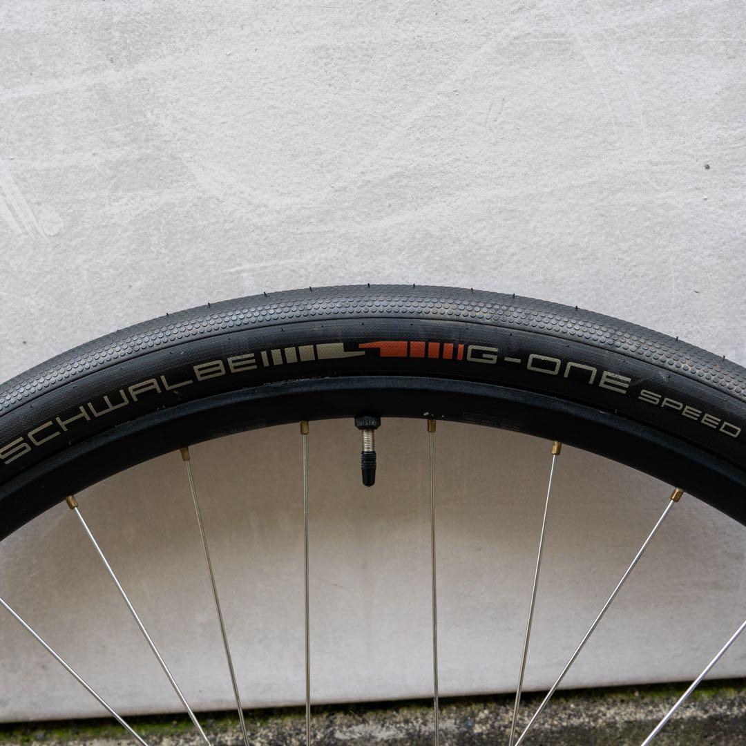 シャッターダイナモハブ+DT swissホイール フロント QR100mm