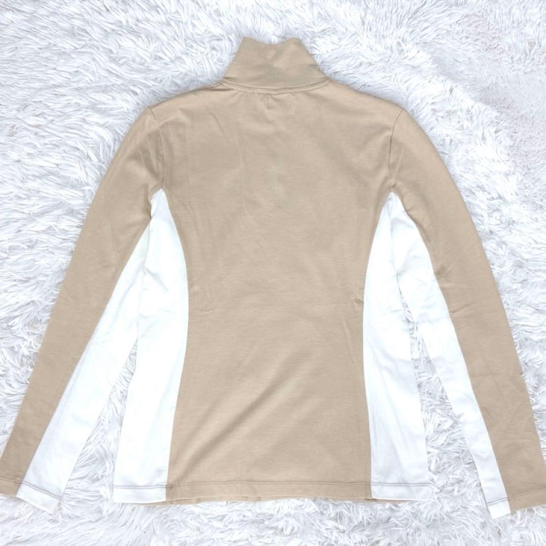 新品タグ CPG GOLF ハーフジップ長袖シャツ ハイネック モックネック M