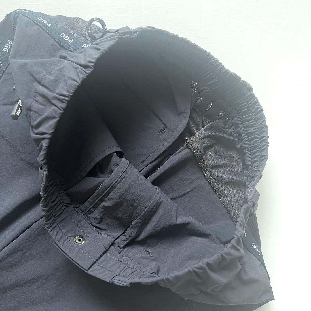 PEARLY GATES パーリーゲイツ　PGG 切替　ゴルフパンツ　メンズ　黒