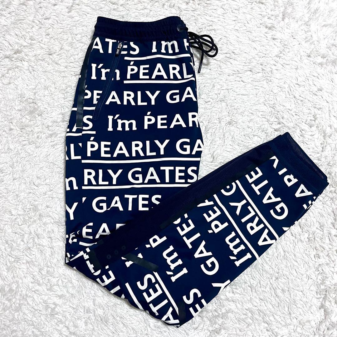 ✨極美品✨パーリーゲイツ ゴルフウェア パンツ ストレッチ 総柄 ウエストゴム