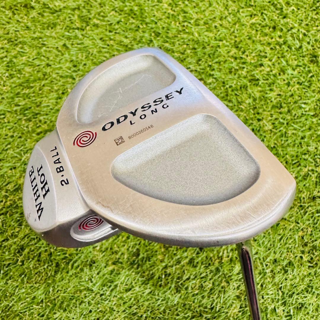 【長尺】ODYSSEY WHITE HOT 2ボール LONG パター