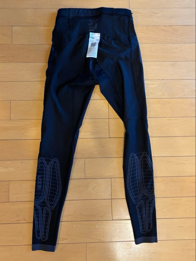 【メンズ】美品 2XU MCSランニングコンプレッションタイツ ロング Sサイズ