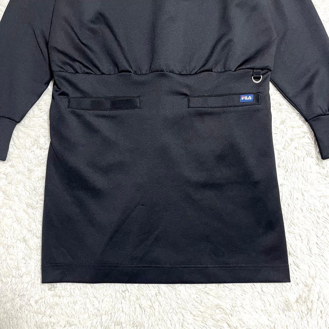 ✨未使用級✨FILA GOLF パーカーワンピース Mサイズ ブラック フード