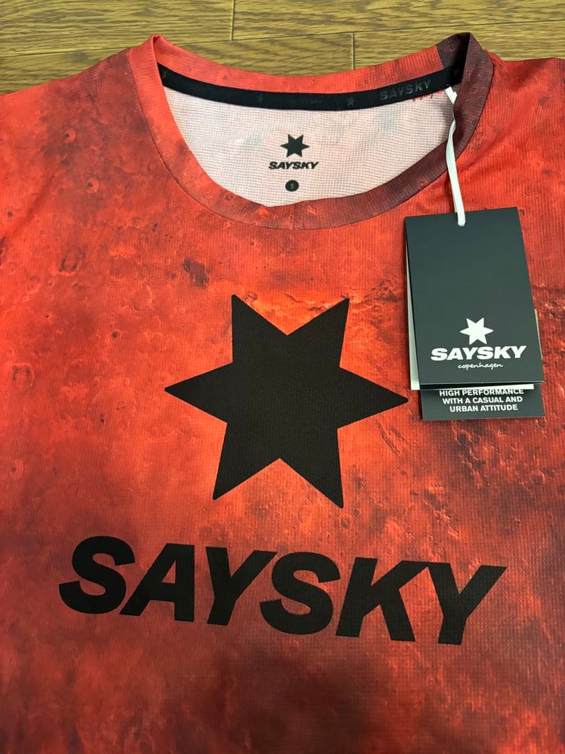 セイスカイ SAYSKY ランニングTシャツ メンズ Sサイズ 【新品未使用】
