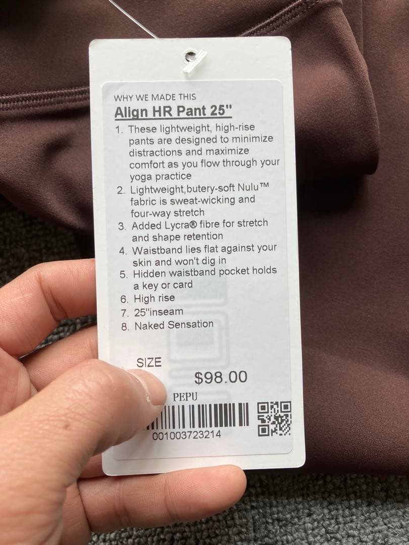 ルルレモン　lululemon Align pant レギンス　サイズ6/s
