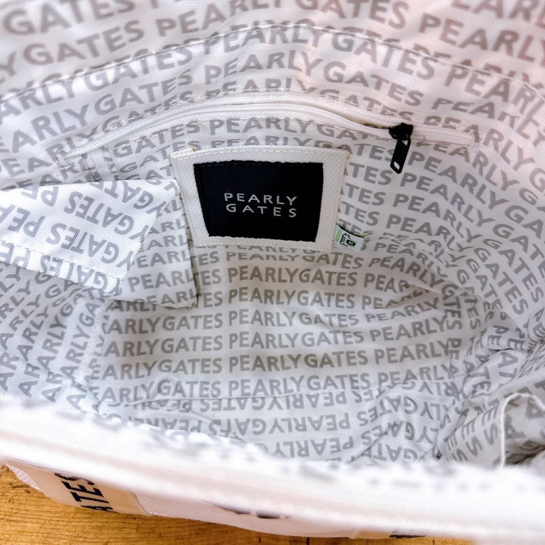 PEARLY GATES ゴルフ カートバッグ 白 パーリーゲイツ トートバッグ
