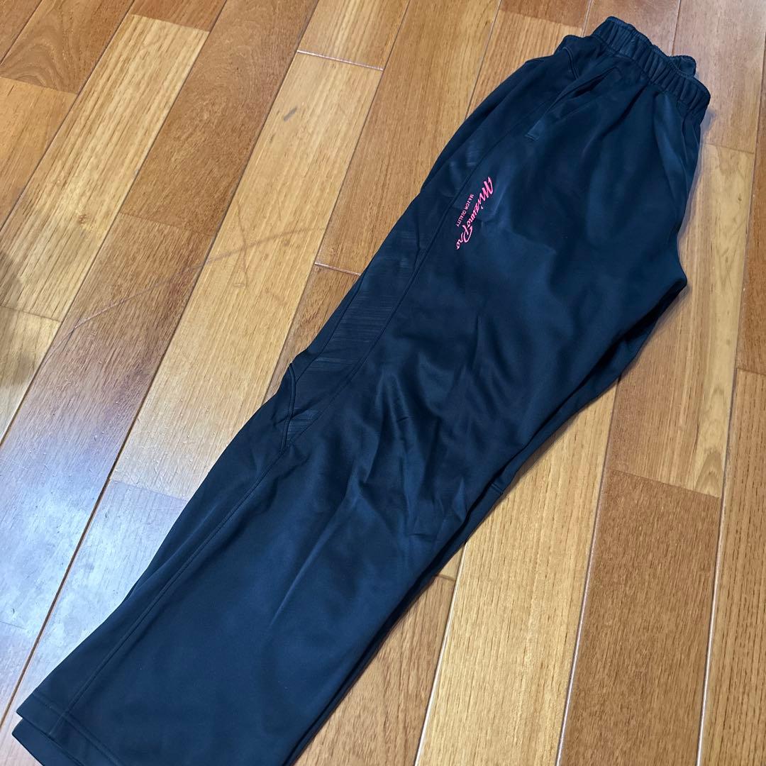 Mizuno pro フード付きブラックジャケットとパンツセット