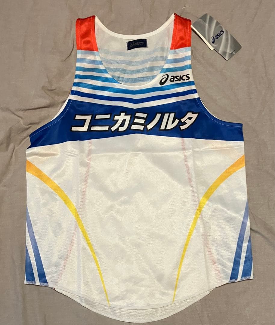 asics アシックス 陸上部 ユニフォーム ランパン ランシャツ　実業団