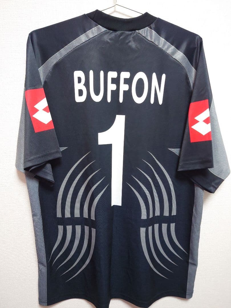 Lotto　2001〜02 ユベントス　GK ブッフォン　昇華プリント　日本L