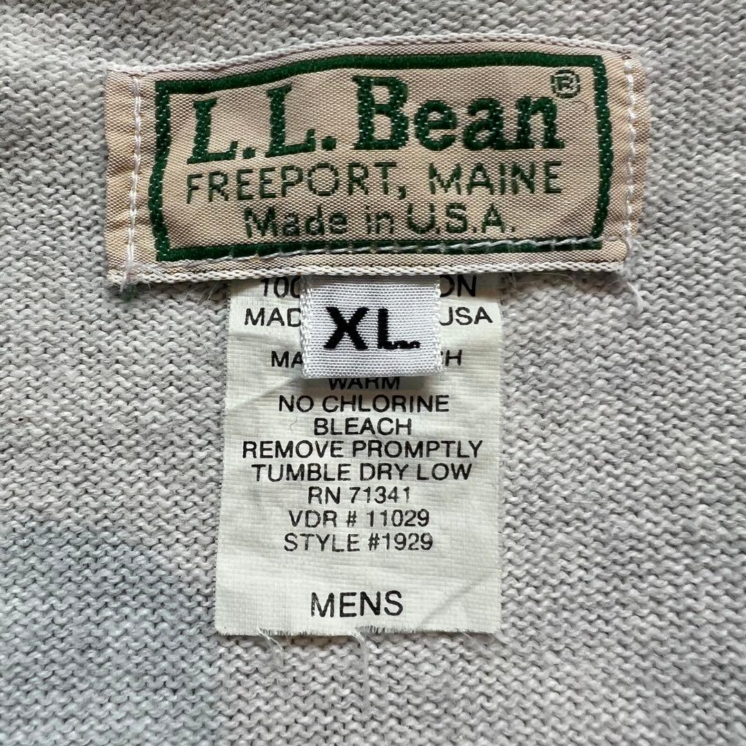 USA製！！【L.L.bean エルエルビーン】ラグビーシャツ XL 長袖