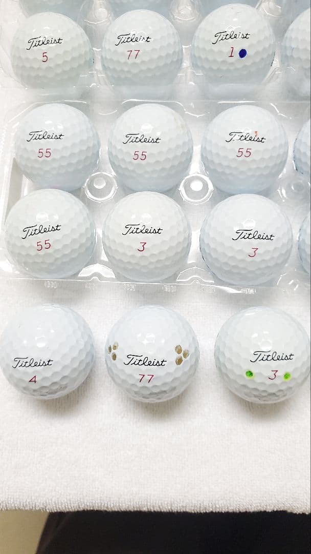①美品Titleist Pro V1X ロストボール 24個