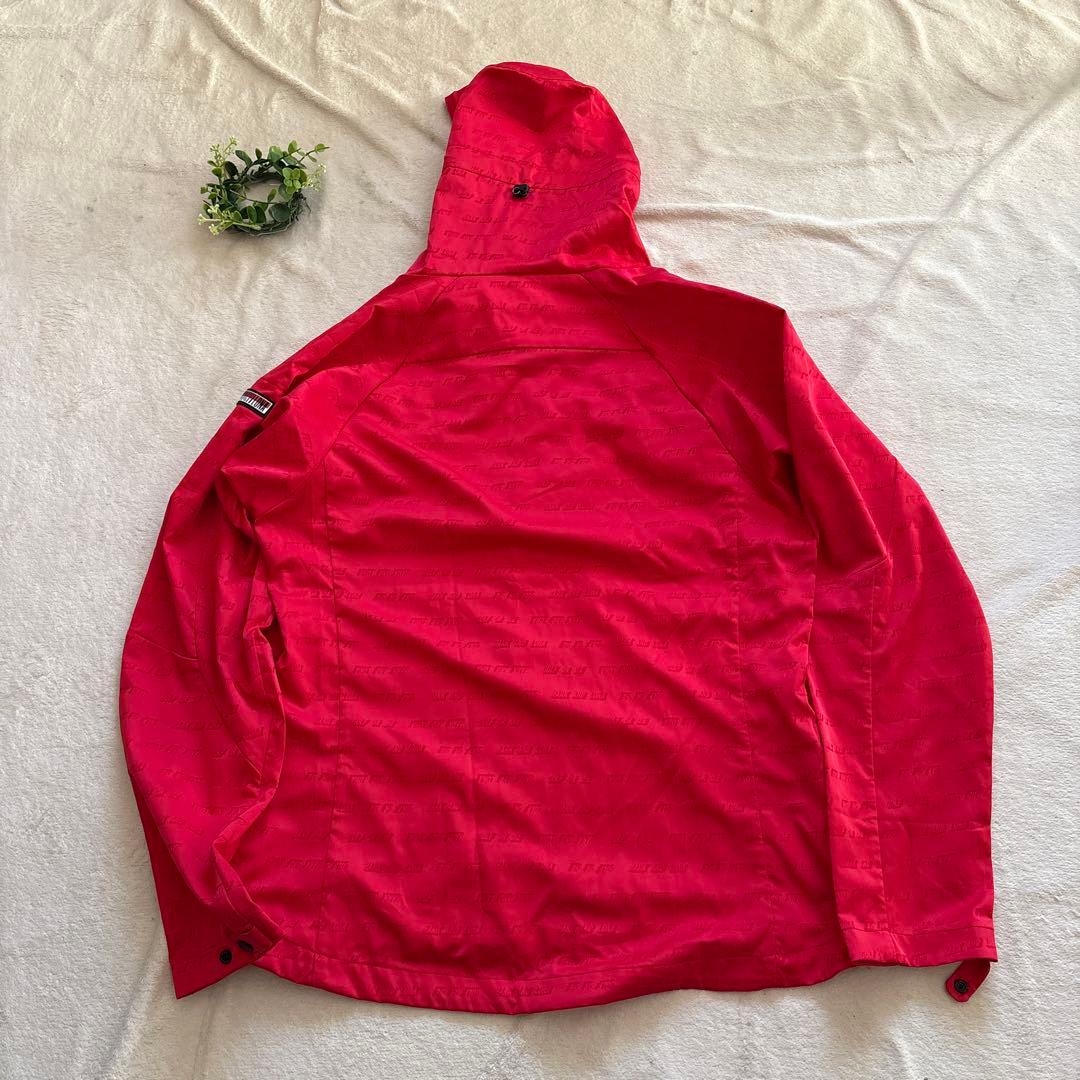 タグ付✨マークアンドロナ ジャケット 赤　総柄 ジップパーカー 52 XL